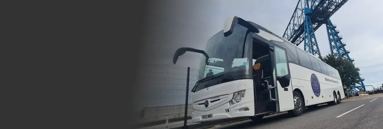 Coach at docks